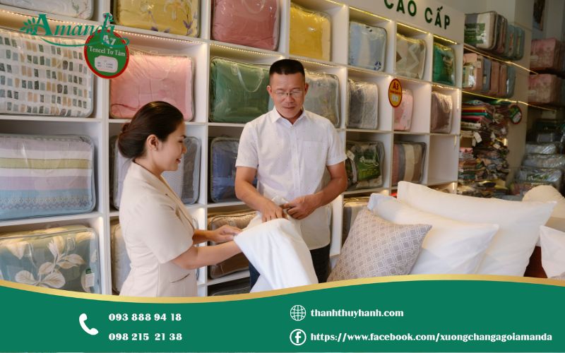 Lý do bạn nên chon Amanda để may chăn ga gối khách sạn