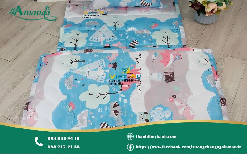 Lựa chọn bộ mền gối cho bé đi học mẫu giáo