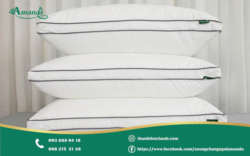 Kiểu dáng gối khách sạn 5 sao, đáp ứng mọi tiêu chuẩn khắt khe