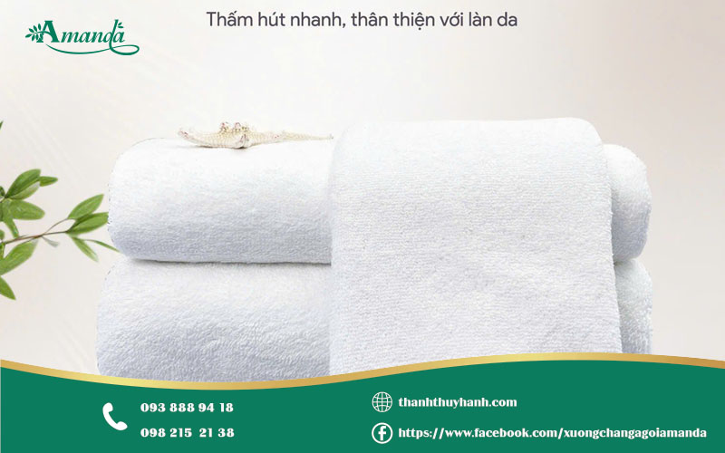 Khăn tắm cotton thân thiện với làn da
