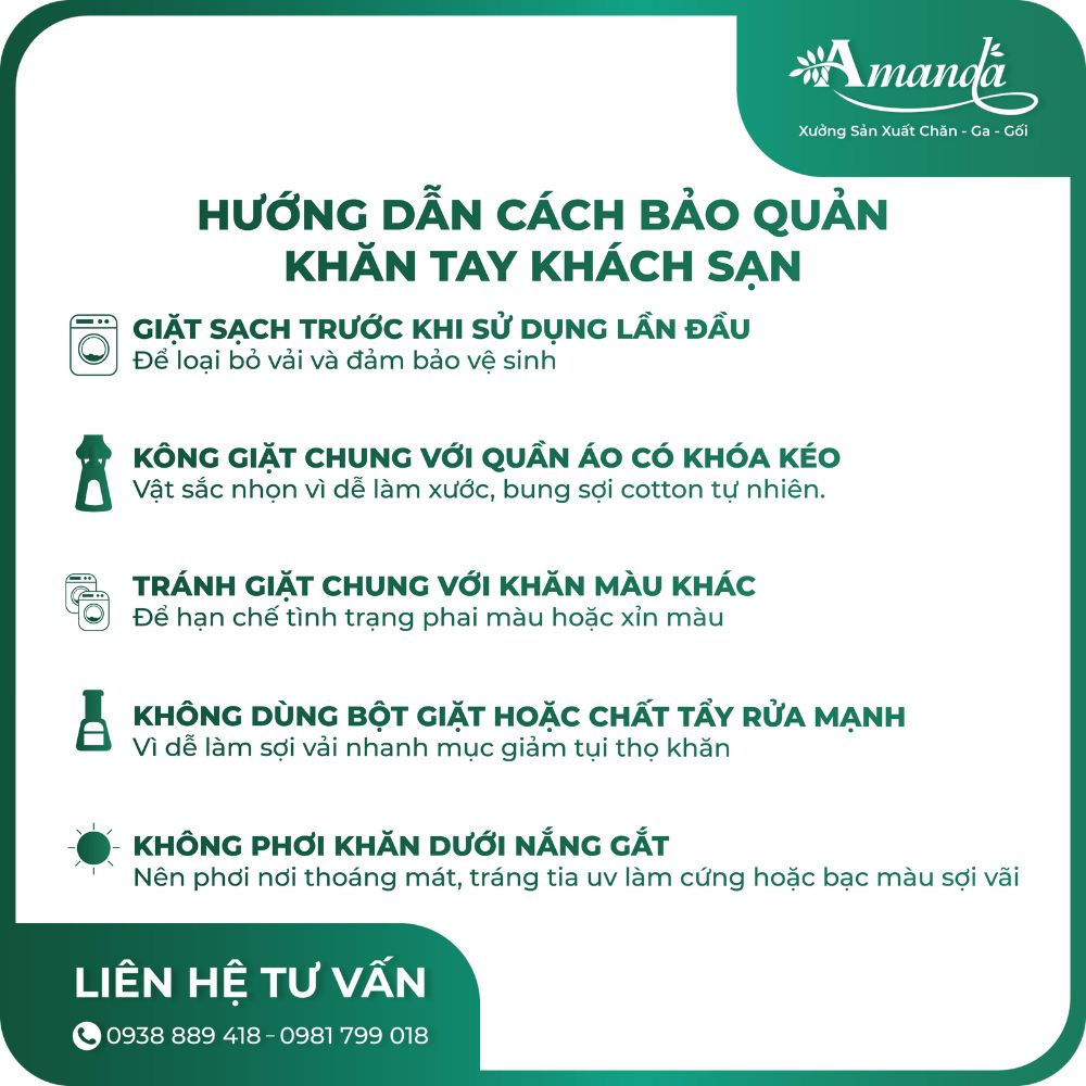 Hướng dẫn cách báo quản khăn hồ bơi 