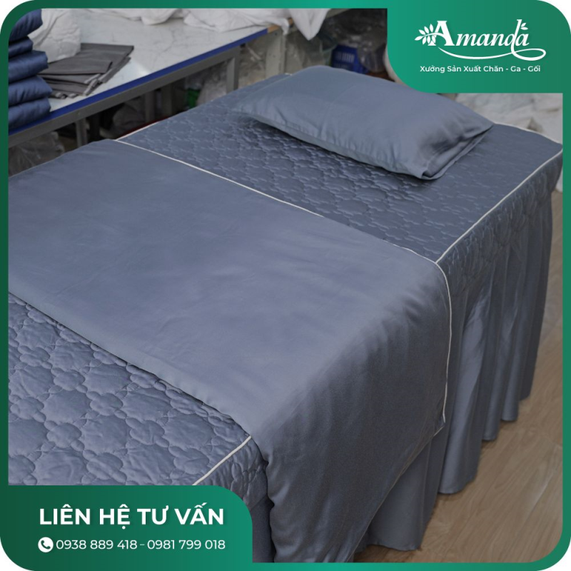 Bộ Chăn Ga Tencel Tơ Tằm Cao Cấp