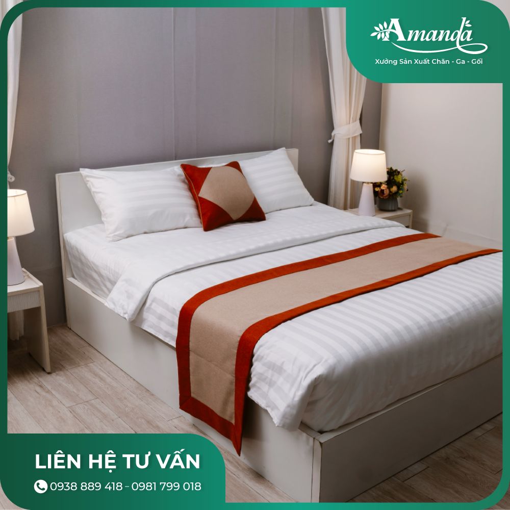 Tấm Trang Trí Giường Vải Gấm 