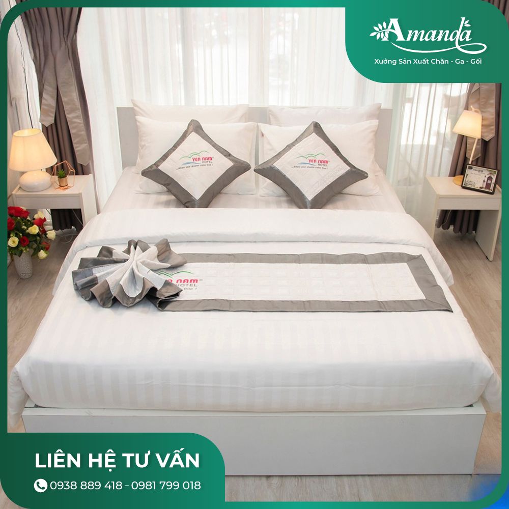 Tấm Trang Trí Giường Vải Gấm 